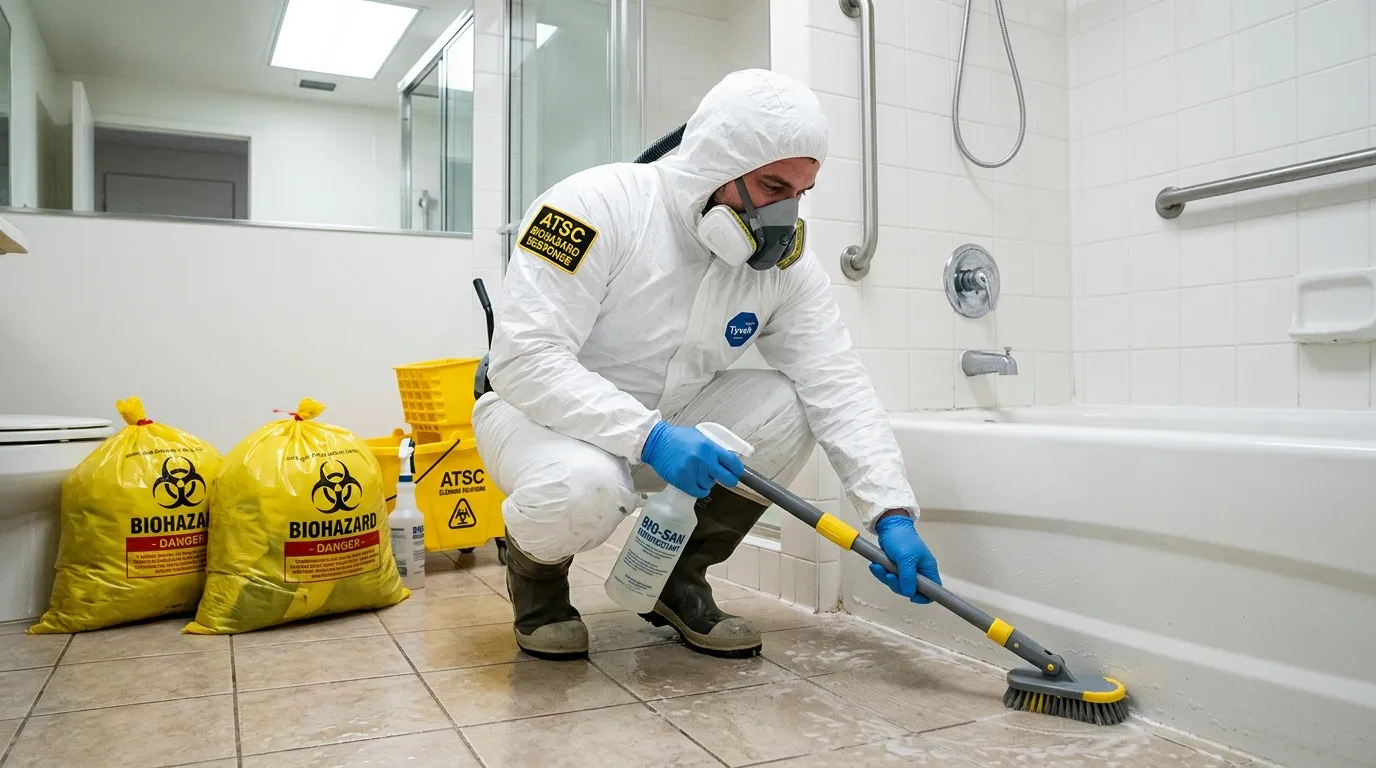 Decontamination equipment deployed for Blood Cleanup in Black Mountain